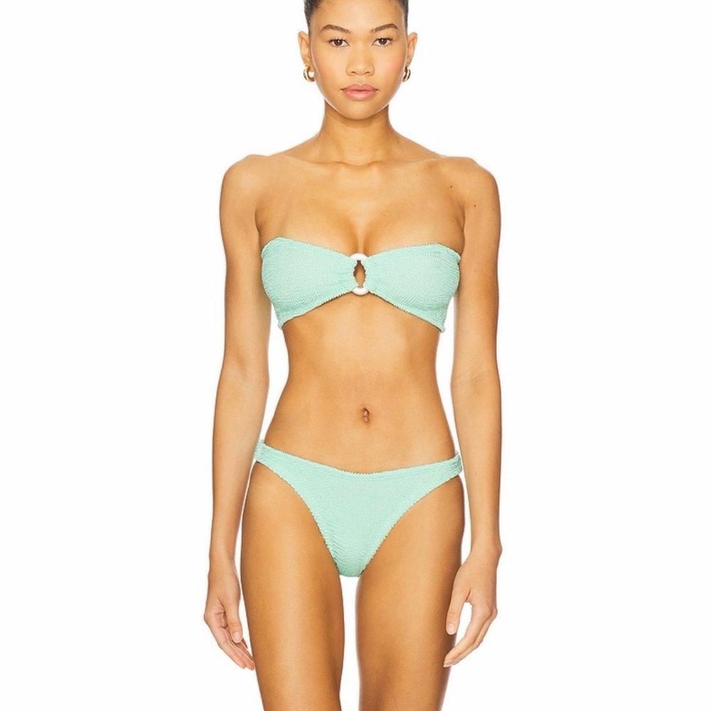 Hunza G Gloria strapless bikini in Mint NWT